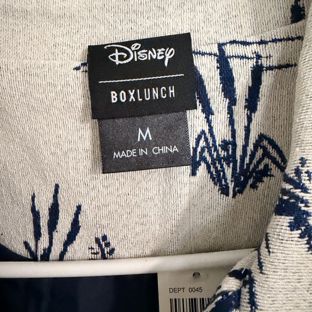 Winnie the Pooh-Boxed Lunch-Beige Jacket with Blue Winnie the Pooh Print-Mens - Picture 10 of 13